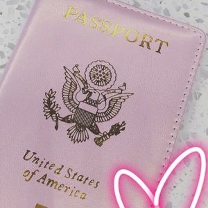 Pink Passport Cover
